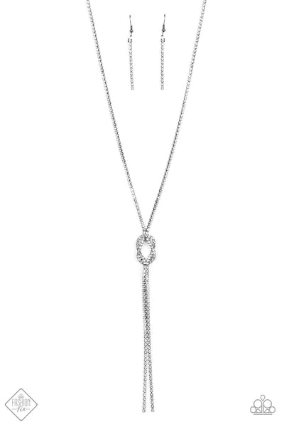 Paparazzi Knockout Knot - Black Necklace