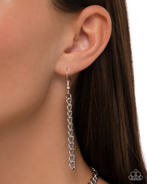 Paparazzi Refreshing Roses - Silver Necklace