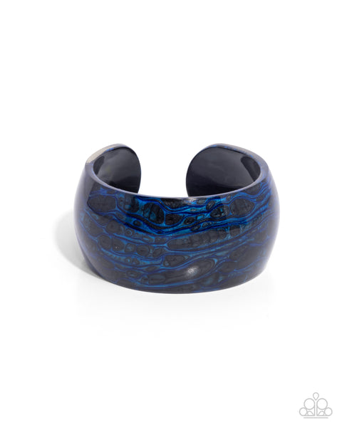 Paparazzi Radical Rendezvous - Blue Cuff Bracelet
