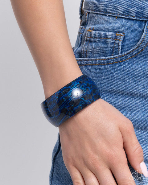 Paparazzi Radical Rendezvous - Blue Cuff Bracelet