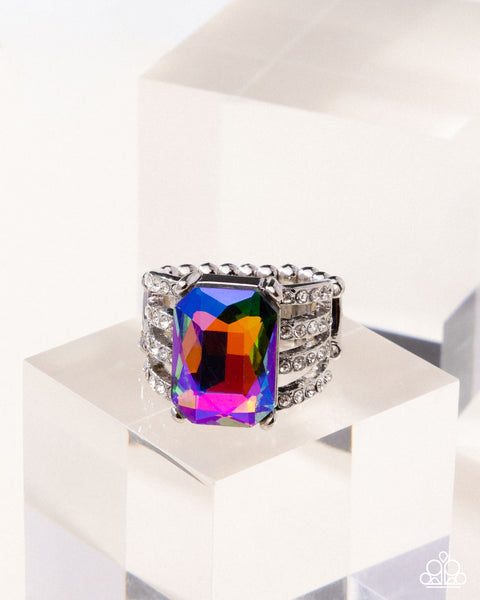 Paparazzi Expect Heavy REIGN - UV Shimmer Multi Ring