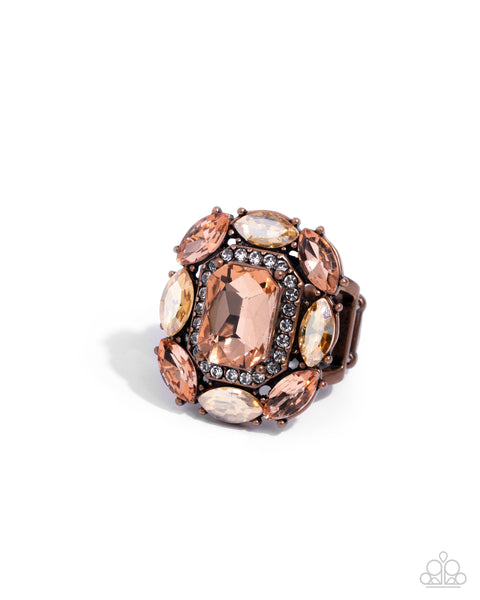 Paparazzi Follow Suit - Copper Ring
