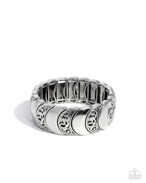 Paparazzi Filigree Flair - Silver Bracelet