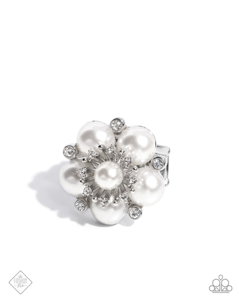 Paparazzi Friendly Flair Pearl - White Ring