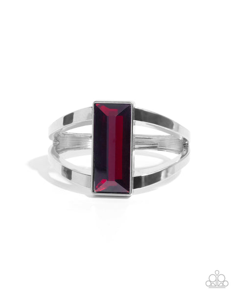 Paparazzi Pick-Me-Up Pizzazz - Red Cuff Bracelet