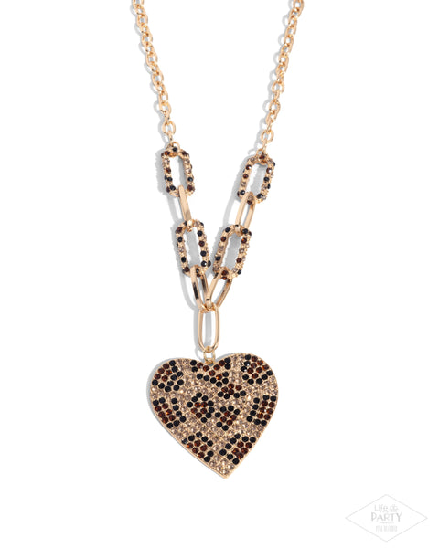 Paparazzi Roadside Romance Heart Multi Necklace