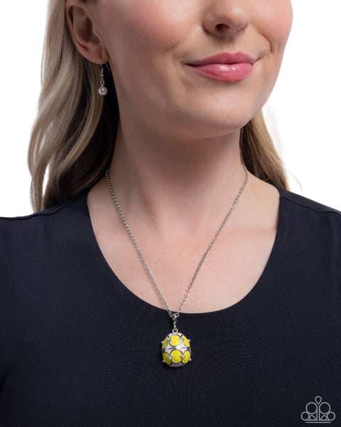 Paparazzi Elevated Easter - Yellow Necklace