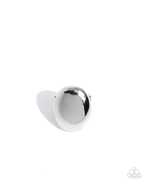 Paparazzi Omniscient Oval - Silver Ring