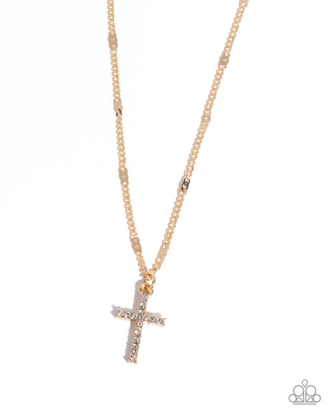 Paparazzi Endless Faith - Gold Necklace
