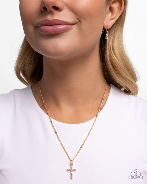 Paparazzi Endless Faith - Gold Necklace