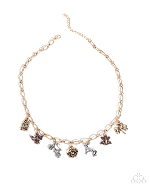 Paparazzi Storyteller Sheen - Multi Necklace