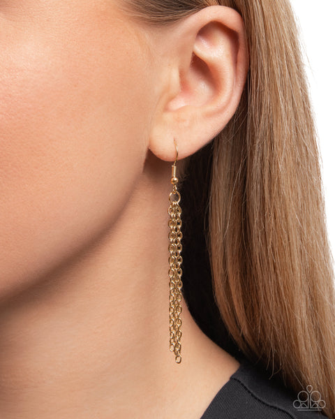 Paparazzi Elaborate Elephant - Gold Necklace