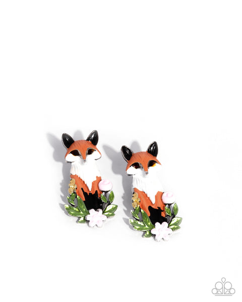 Paparazzi Fox Fanatic - Multi Earrings