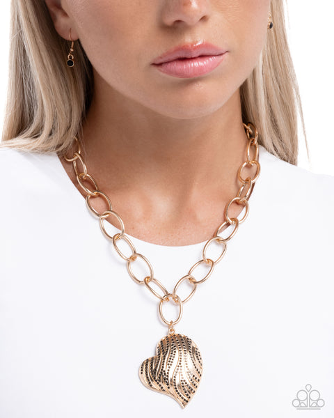 COMING SOON Paparazzi 
Sweet Stripes - Black Necklace