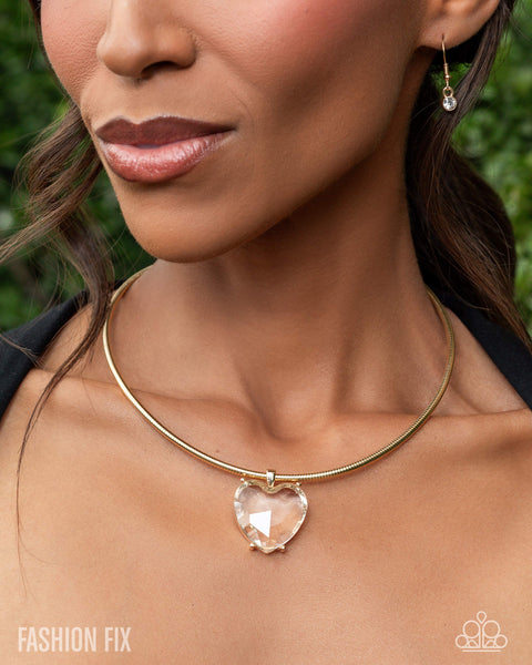 Paparazzi Faceted Finery and Fashionable Finery - Gold Set