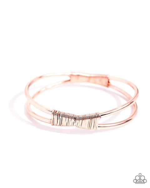 Paparazzi Tactile Thrill Copper Bracelet