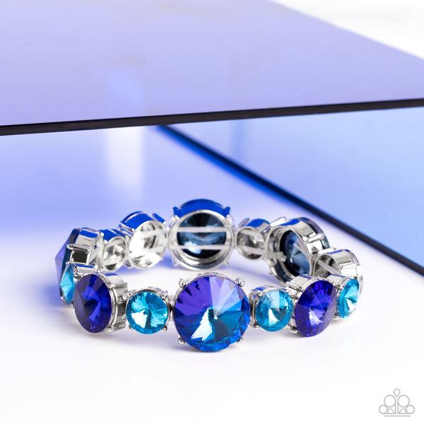 Refreshing Radiance - Blue UV Shimmer Bracelet