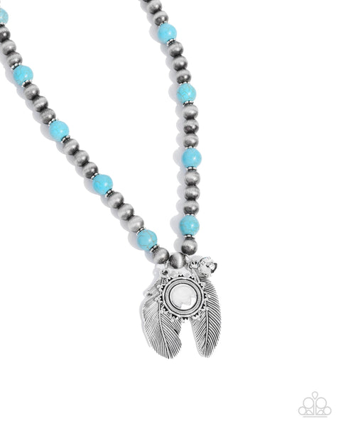 Paparazzi Steady Stones Blue Necklace