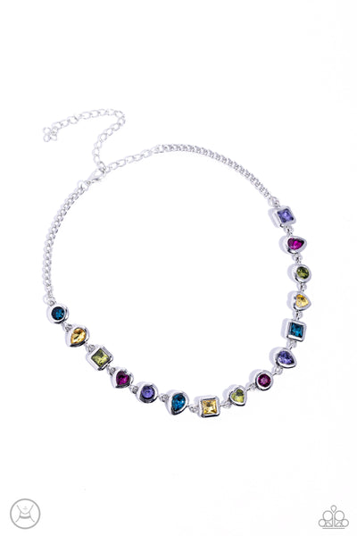 Paparazzi Abstract Admirer Multi Necklace