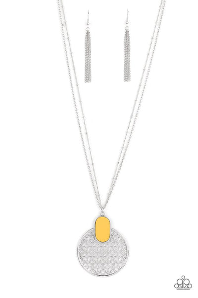 Paparazzi South Beach Beauty - Yellow Necklace