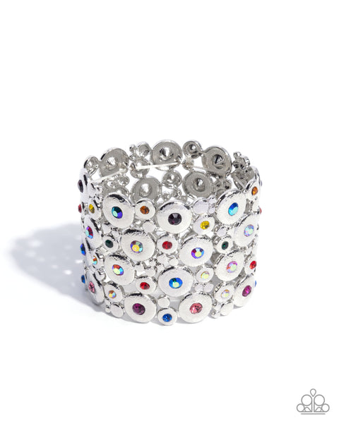 Paparazzi Paparazzi Millennial Medley - Multi Iridescent Bracelet