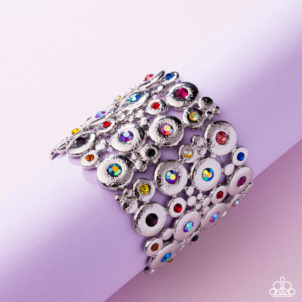 Paparazzi Paparazzi Millennial Medley - Multi Iridescent Bracelet