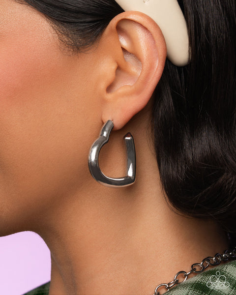 Paparazzi Local Attraction Heart Earring