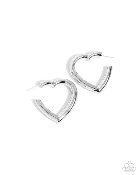Paparazzi Local Attraction Heart Earring