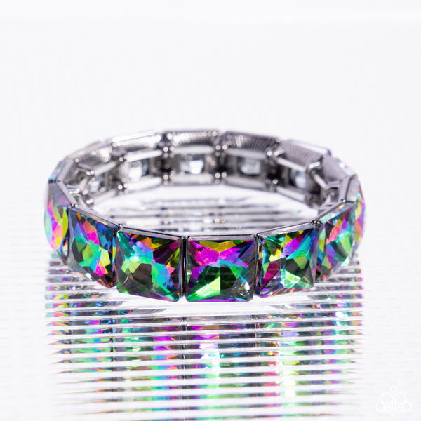 Paparazzi Upscale Funk - Multi Oil Spill Bracelet