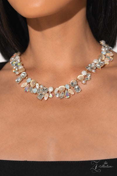 Paparazzi Enchanting - Gold 2022 Zi Collection Necklace