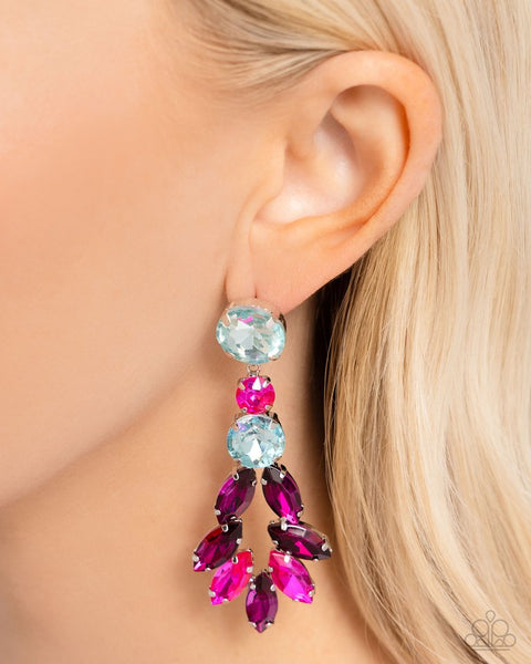 Paparazzi Cascading Cache Multi Earrings