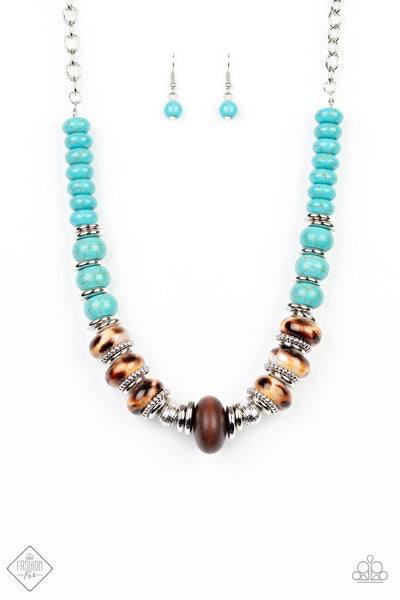 Paparazzi Desert Tranquility Blue Necklace