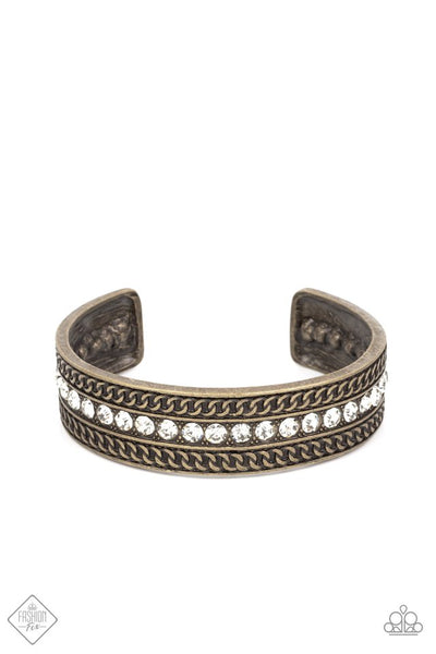 Paparazzi Grit Goals Brass Cuff Bracelet