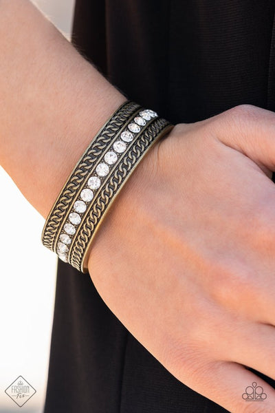 Paparazzi Grit Goals Brass Cuff Bracelet