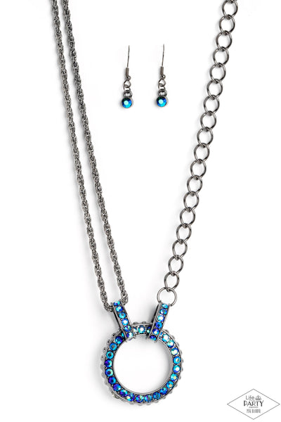 Paparazzi Razzle Dazzle - UV Blue Necklace