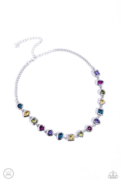 Paparazzi Abstract Admirer Multi Necklace