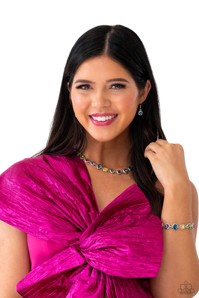 Paparazzi Abstract Admirer Multi Necklace