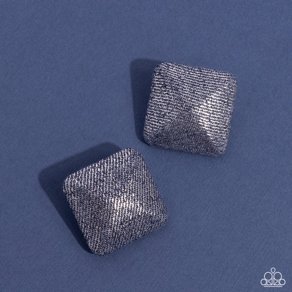 Paparazzi Commercially Corporate - Silver Earrings