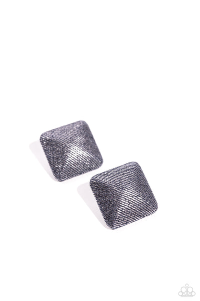 Paparazzi Commercially Corporate - Silver Earrings