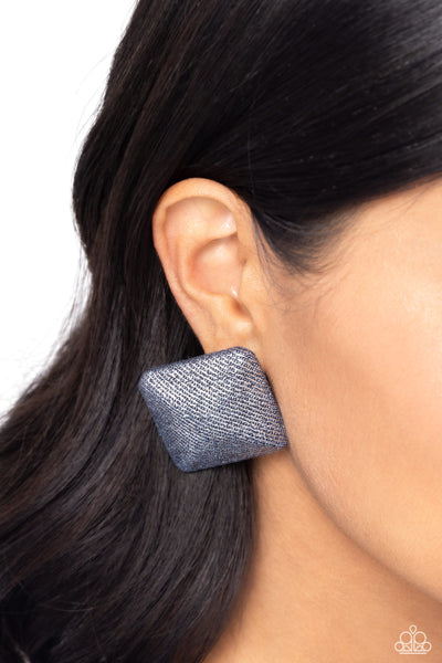Paparazzi Commercially Corporate - Silver Earrings