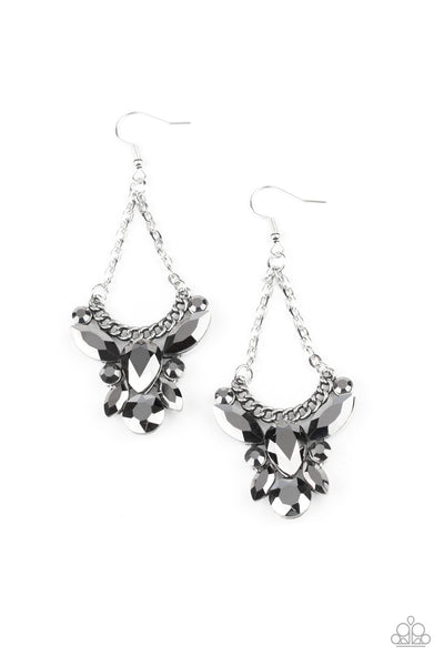 Paparazzi Bling Bouquets Silver Earrings
