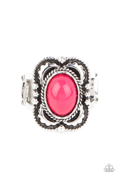 Paparazzi Vivaciously Vibrant - Pink Ring