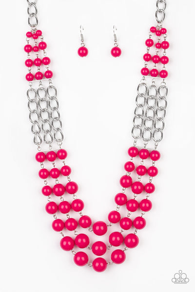 Paparazzi A La Vogue Pink Necklace