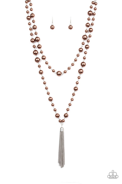 Paparazzi Social Hour - Brown Necklace