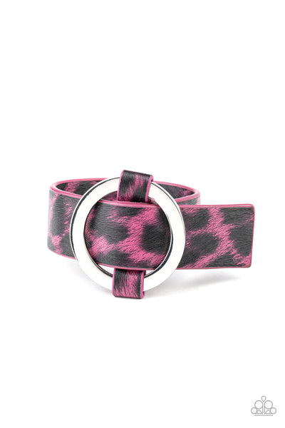 Paparazzi Jungle Cat Couture - Pink Bracelet