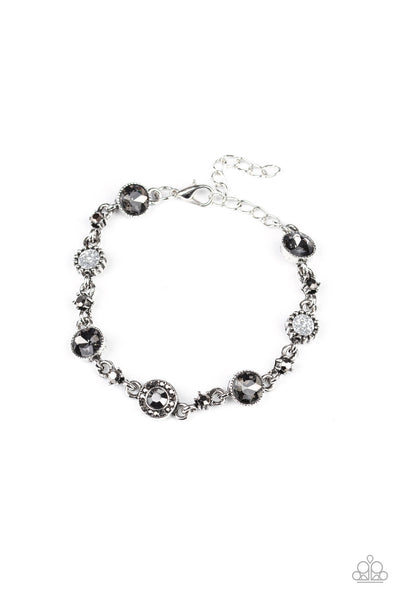 Paparazzi Stargazing Sparkle - Silver Bracelet