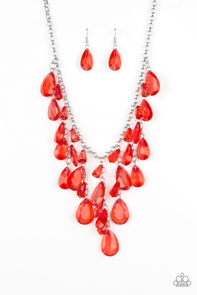 Paparazzi Irresistible Iridescence - Red Necklace