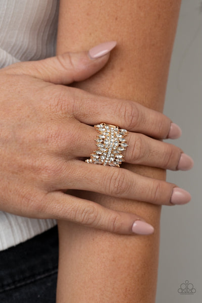 Paparazzi Cosmic Confetti - Gold Ring