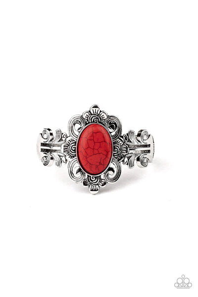 Paparazzi Mojave Mystic - Red Bracelet