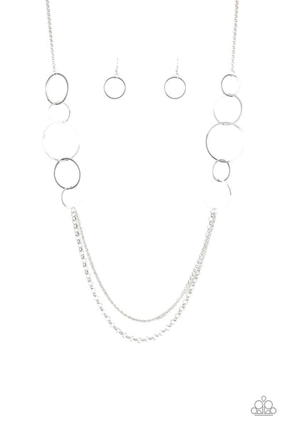 Paparazzi Ring In The Radiance Silver Necklace